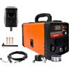 GrecoShop Saldatrice Inverter IGBT 2 Funzioni MIG NO GAS Filo Continuo + MMA ad elettrodo 350A Digitale Professionale Portatile Accessoriata Maschera Torcia Filo Animato per Fabbro Officina Fai da Te - 5844