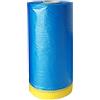 MOCNT Telo Imbianchino Copritutto Protettivo Pellicola di Copertura Nastro Adesivo Mascheratura Drappeggio Mobili Fogli Antipolvere Pittura Auto Blu 110cm x 20m