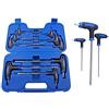 Bergen Set Chiavi Bergen 9 Pezzi Torx con Manico a T Lungo in Cromo Vanadio - BER1531