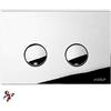 MASTERBRICO Placca Valsir Tropea S Tropea 3 Winner S Cubik S Placche ORIGINALI Valsir | per cassette Wc modelli TropeaS Tropea3 WinnerS CubikS (PLACCA P4 CROMO LUCIDO)