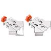 Wkldjf Morsetto ad angolo retto Maniglia singola 90 ° Morsetto angolare in alluminio per la lavorazione del legno Regolabile Swing Jaw Photo Frame Morsa Holder
