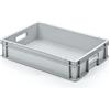 ALUTEC MÜNCHEN ALUTEC Contenitore in plastica chiuso (capacità 24 l, dimensioni esterne (L x P x A): 600 x 400 x 120 mm, impilabile, per alimenti, resistente al freddo e al calore da -40° a +80°C, cassetta) 75030