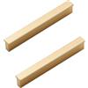 SZLXJMFL Maniglie da Cucina Oro, 2 Pack Maniglie per Mobile Solida Alluminio | Finitura Polvere Spray, Maniglie per Armadio Lunghezza: 80-1000 mm Maniglie Cassetti Nere 96mm/3.8in