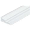 Gedotec Guarnizione per porte d'ingresso per telai in legno bianco | 6 m di guarnizione in silicone per porte DS 155a | nastro sigillante per porte con scanalatura larga 4-5 mm - larghezza: 15 mm