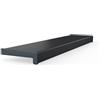 Seiletech.de FENSTERBANK PVC - 20 cm x 50 cm - Grafite - Mensola per finestra - per interni - Davanzale interno - Interno - Venduto a metro - Soggiorno - Decorazione - Plastica