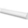 Marbet Design - Listelli da soffitto in polistirolo XPS - Striscia di stucco di alta qualità, leggera e robusta, design moderno - Confezione economica da 40 metri E-27-11x23mm, ad angolo