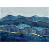 murando Carta da parati Astratto Paesaggio de montagne 500x350 cm Fotomurali in TNT Murale alla moda Decorazione da Muro XXL Poster Gigante Design Carta per pareti Botanico Natura blu a-A-0869-a-a