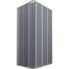 Forte Box Doccia in PVC 80x80CM H185 a soffietto con Apertura Laterale colore Bianco mod. Flex