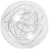HOMOCONO Paralume in Vetro a Forma di Globo per Lampade G9, Copertura Resistente Contro Rottura e Crepe, Design Elegante per Ufficio e Caffè