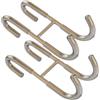 IMIKEYA 2 ganci in acciaio inox per appendere asciugamani da bagno, appendiabiti da bagno, gancio per porta doccia, articoli per asciugamani, appendiabiti, porta in metallo