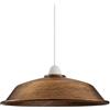 LEDSone 1 paralume per lampada a sospensione a soffitto in metallo rame spazzolato stile retrò, paralume per lampada dall'aspetto vintage industriale da 26 cm
