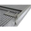 Minuta Profili Profilo Gocciolatoio in Alluminio Top (Grigio chiaro RAL 7038)
