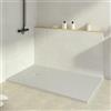 KOES - Piatto Doccia in Resina Serie INDO - 100x140 - Blu nebbioso RAL 7035