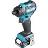 Makita TRAPANO AVVIT. ATTACCO HEX1/4 12V MAX 2Ax2 BL