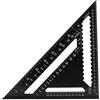 BE-TOOL, righello triangolare in lega di alluminio da 30,5 cm, goniometro, strumento di misurazione ad alta precisione per carpentiere