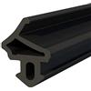 DQ-PP S-1172 Aluplast guarnizione per finestre, colore nero, 5 m, in gomma, per finestre in PVC, per profili in alluminio, per porte
