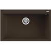 Generico Elleci Lavello Incasso Quadra 130 Sopratop 1 Vasca 79×50 Espresso Marrone Granitek LGQ13078