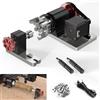 BOROCO TTC 450 CNC asse rotante, 4-60 mm Chuck, quarto asse 360° Kit adatto per TTC450 e la maggior parte delle fresatrici CNC, per la carvatura di lattine cilindriche oggetti