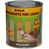 VELECA Impregnante per Legno edilak ml 750 Noce Scuro inodore all'Acqua Noce