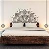 PAWANG Camera Da Letto Testata Boho Boemia Decor Mezza Mandala Sticker Murale Studio Di Yoga Namaste Ornamento Mandala Vinyl Wall Sticker 112X56Cm