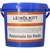 Cut360 stucco all'olio di lino, 5 kg, per vetri singoli di finestre con telai in legno e metallo, stucco per finestre da sigillare