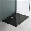 Mai & Mai Piatto Doccia 70x100x4cm Rettangolare Acrilico, Piatto Doccia Antiscivolo Nero Lucia02AR