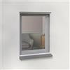 VOLET-MOUSTIQUAIRE.COM Zanzariera con telaio rimovibile, in alluminio, 100 x 100 cm, colore: Bianco