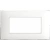AVE SPA Placca Rettangolare 4 Moduli Young44 Bianco - AVE SPA 44PJ04B
