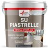 ARCANE INDUSTRIES Microcemento cucina: per piano di lavoro e pavimento della cucina - 2 m² (in 2 strati) Flanella Grigio Scuro - ARCANE INDUSTRIES