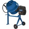 Scheppach Miscelatore per calcestruzzo MIX140 (550 W, capacità 140 L, velocità 26,6 min-1, durevole e robusto, ruote dentate in ghisa)