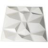 Signorbit Pannelli 3D decorativi parete design 50X50CM In Fibra Di Bamboo 100% Nat. mod. DIAMOND-BIT (9 Mq)