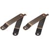 METALLIXITY Pieghevole Supporto Cerniere (2.64 x 0.43) 2pz, Ferro 360 Gradi Ruota Pivot Cerniera - per Porta, Finestra, Progetti Fai-da-te, Bronzo Tono