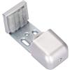 CWOQOCW Pratico rullo guida regolabile per pavimento, porta scorrevole, senza fori o scanalature necessarie, adatto per porte automatiche, scorrevoli, con telaio, in legno e metallo (L)