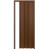 Paluplus Porta a Soffietto in PVC, Misura 214,5x85,5 cm, Spessore 3 cm, Senza Serratura con Chiusura Magnetica, Porta Interna con Maniglia -2711F (Rovere Venato)