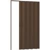ESTO Porta a Soffietto da Interno 84 x 215 cm Misura, Economy, Premium, Deluxe quality, Porta Scorrevole 10 Colori diversi Bianco, Noce, Legno Scuro e Chiaro (Economy, Legno Scuro Venato)