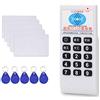 Dongyang Duplicatore per Copiatrice/Lettore di Tessere RFID IC/ID Card Writer + 5pcs Scrivibili 125Khz T5577 Fobs + 5pcs Scrivibili 13.56MHz UID Carta