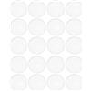 DIKACA 20 Pezzi Copertura Vetro Trasparente per Faretti Mr16gu10, 20 Pezzi Cupola in Vetro Curvato Resistente al Calore, Lente Diffusore Luce per Illuminazione da Esterno e Decorativa