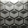 DECCART Pannelli Decorativi Per Pareti 3D - Pannelli Murali - Pannello Decorativo Parete - Polistirolo PSE - 50x50 cm Honey, Grigio,5m2
