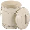 JECOMPRIS Secchio di Ferro per Ash con Coperchio, Design Vintage Semplice, Grande Capacità, Resistente e Pratico per Uso Domestico Caminetto e Cucina