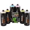 montana Set di bombolette spray Montana colori pastello versione per decorazioni pasquali e graffiti hobby e artigianato, con testine di ricambio