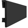 Decoration Battiscopa in SPC vari colori e misure (PF080 BLACK MIS. 8x1,5x240 cm)