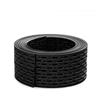 DQ-PP - Griglia di ventilazione per tetto, 100 mm, rotolo da 2 x 5 m, in polipropilene, colore: Nero