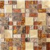 MOSANI MOS88-1303 - Piastrelle a mosaico, colore: beige e marrone traslucido