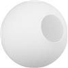 DOITOOL Paralume in Vetro Sferico Bianco Latte per Lampada a Sospensione, Diffusore di Luce Morbida, Coprilampada da Soffitto Elegante e Moderno per Lampadari