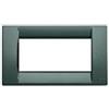 Vimar Serie Idea - Placca Classica 4 Modulo metallo verde bosco