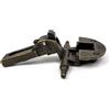 DACAN PROTECTION Cerniera per Ante con Battuta - Scodellino Foro Ø35 mm - Chiusura con Cricchetto a Molla - Cerniera per Mobili da Cucina, Armadi e Pensili - Installazione Parziale o Totale Incassata (2, bronzo)