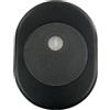 effedielle BOCCHETTA ROSETTA PER PORTA PORTONE BLINDATO IN ALLUMINIO NERO F5 E INTERNO IN NYLON NERO (TONDA FORO PER CODOLO CILINDRO PER POMOLO)