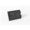 SEZAM Porta di ispezione per forni in ghisa 10,5 x 3,5 x 17 cm, porta del camino - ribalta - porta di sgombero, per forni, forni e caminetti - dipinto di nero