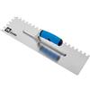 Ausonia - Frattazzo per colla 42x12 lama INOX manico bimateriale Dente 10x10