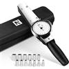 NEWTRY Chiave dinamometrica a quadrante 1-10 N.m con set di prese 4-14mm, coppia di precisione 1/4 pollice dinamometro